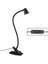 LED Metal Klipsli Masa Lambası, Özellik: Siyah Iki Hızlı Karartma Çok Renkli (Yurt Dışından) 1