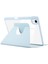 Deri Smart Kılıf iPad Pro Air 11 2024 Mavi (Yurt Dışından) 3
