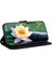 IPhone 15 Için Flip Case Pro Max Manyetik Kabartma Lotus Çiçek Kickstand (Yurt Dışından) 3