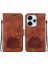 Xiaomi Poco M6 4g Manyetik Kabartma Lotus Çiçek Kickstand Için Flip Case (Yurt Dışından) 5