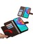 Samsung Galaxy A16 Kabartmalı Bileklik Çoklu Kredi Kartı Için Flip Case (Yurt Dışından) 2