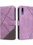 Huawei P20 ve Elmas Dikiş ile Kart Yuvası Yüksek Kalite Için Flip Case (Yurt Dışından) 2