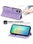 Samsung Galaxy A06 Kabartmalı Bileklik Çoklu Kredi Kartı Için Flip Case (Yurt Dışından) 4