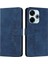 Xiaomi Poco M6 4g Kickstand Yan Toka Pu Deri Aşk Için Flip Case (Yurt Dışından) 1