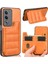 Oppo K12X Vegan Pu Deri Cüzdan Kılıf Kart Yuvası Kickstand Için Cüzdan Kılıf (Yurt Dışından) 1
