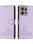 Motorola Kenar 50 Pro Için Kılıf Cüzdan Kapak Çevirin Kedi Rfıd Kart Yuvası Tutucu (Yurt Dışından) 5