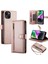 IPhone 14 Için Flip Case Çok Fonksiyonlu Iş Crossbody Kayış Cüzdan (Yurt Dışından) 5