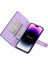 IPhone 14 Için Flip Case Pro Max Iş Crossbody Kayış Cüzdan Standı (Yurt Dışından) 4
