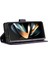 Samsung Galaxy Z Için Flip Case Kart ile Toka Saf Renk ile 6 5g Kat (Yurt Dışından) 4
