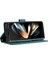 Samsung Galaxy Z Için Flip Case Fold 6 5g Kart Ekleme Pu Deri Cüzdan (Yurt Dışından) 2