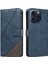 Elmas Dikiş Deri ile IPhone 15 Pro ve Kart Yuvası Için Flip Case (Yurt Dışından) 1