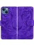 IPhone 14 Için Flip Case Kickstand Koruyucu Kabartmalı Sevimli Kaplan Deri (Yurt Dışından) 1