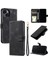 IPhone 13 Mini Cüzdan Kart Yuvaları Için Flip Case Pu Deri Kickstand Bilek (Yurt Dışından) 3