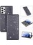 Samsung Galaxy A33 5g Manyetik Kapatma Pu Deri Için Glitter Flip Case (Yurt Dışından) 1