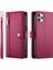 IPhone 11 Için Flip Case Pro Max Iş Crossbody Kayış Standı Cüzdan (Yurt Dışından) 3