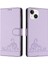 IPhone 14 Kart Yuvası Tutucu Için Kickstand Cüzdan Kapak Çevirin Kedi Rfıd (Yurt Dışından) 1
