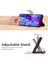 Oppo RENO12 Için Flip Case El Kayışı Manyetik Pu ile 5g Kart Yuvası Standı (Yurt Dışından) 4
