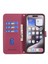 IPhone 15 Için Flip Case Pro Max Cüzdan Koruyucu Kart Yuvaları Tutucu Pu (Yurt Dışından) 5