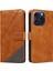 Elmas Dikiş Deri ile IPhone 15 Pro ve Kart Yuvası Için Flip Case (Yurt Dışından) 2