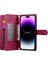 IPhone 14 Için Flip Case Pro Max Iş Crossbody Kayış Cüzdan Standı (Yurt Dışından) 4