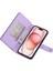 IPhone 15 Için Flip Case Çok Fonksiyonlu Iş Standı Crossbody Kayış (Yurt Dışından) 5
