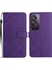 Oppo RENO12 Için Flip Case El Kayışı Manyetik Pu ile 5g Kart Yuvası Standı (Yurt Dışından) 1