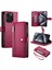 IPhone 15 Pro Için Flip Case Crossbody Kayış Cüzdan Çok Fonksiyonlu Standı (Yurt Dışından) 3