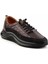 Kahve Hakiki Deri Erkek Sneaker E01018240203 3