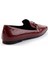 Parlak Bordo Kroko Kadın Babet K01327058311 4