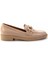 Bej Kırışık Rugan Kadın Loafer Ayakkabı K01474091308 2