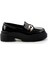 Siyah Rugan Kadın Loafer Ayakkabı K01641015508 2