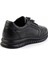 Siyah Napa Hakiki Deri Erkek Casual Ayakkabı E01018025543 4