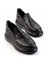 Siyah Napa Hakiki Deri Erkek Loafer Ayakkabı E01323067043 1