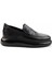 Siyah Napa Hakiki Deri Erkek Loafer Ayakkabı E01323067043 2