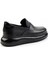 Siyah Napa Hakiki Deri Erkek Loafer Ayakkabı E01323067043 4