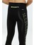 SlimFit Erkek Basic Siyah-Neonsarı Tayt 20100 3