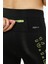 SlimFit Erkek Basic Siyah-Neonsarı Tayt 20100 4