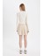Coool Piliseli Normal Bel Basic Düz Gabardin Mini Etek D5265AX24AU 7
