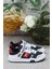 Cool King Kısa Siyah Kırmızı Rahat Sneaker Çocuk Ayakkabı 1