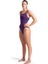 Swimsuit Tech Multi Solid Kadın Mor Yüzücü Mayosu 008054901 3