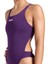 Swimsuit Tech Multi Solid Kadın Mor Yüzücü Mayosu 008054901 5