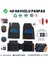 Citroen C4 Grand Picasso 2011 Uyumlu Havuzlu Ünıversal Maxi Paspas Mavi - Siyah 5