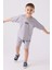Erkek Çocuk Bermuda Takım Gri 3
