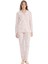 17121 Kadın Boydan Düğmeli Pijama Takımı 1