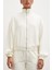 Fermuarlı Sweatshirt Ekru 3