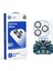 S+ Anti-Reflective Apple iPhone 15 Pro/15 Pro Max Kamera Koruyucu Blue Titanium 1