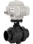 Ø90 24V Dc Elektrik Aktüatörlü U-Pvc Küresel Vana Asit İçin 2