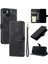 IPhone 15 Için Flip Case Artı Cüzdan Kart Yuvaları Kickstand Bilek Kayışı Pu (Yurt Dışından) 1