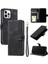IPhone 12 Için Flip Case Pro Max Kickstand Bilek Kayışı Manyetik Cüzdan Kart (Yurt Dışından) 1