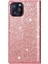 IPhone 12 Kart Tutucu Manyetik Kapatma Pu Deri Için Glitter Flip Case (Yurt Dışından) 3